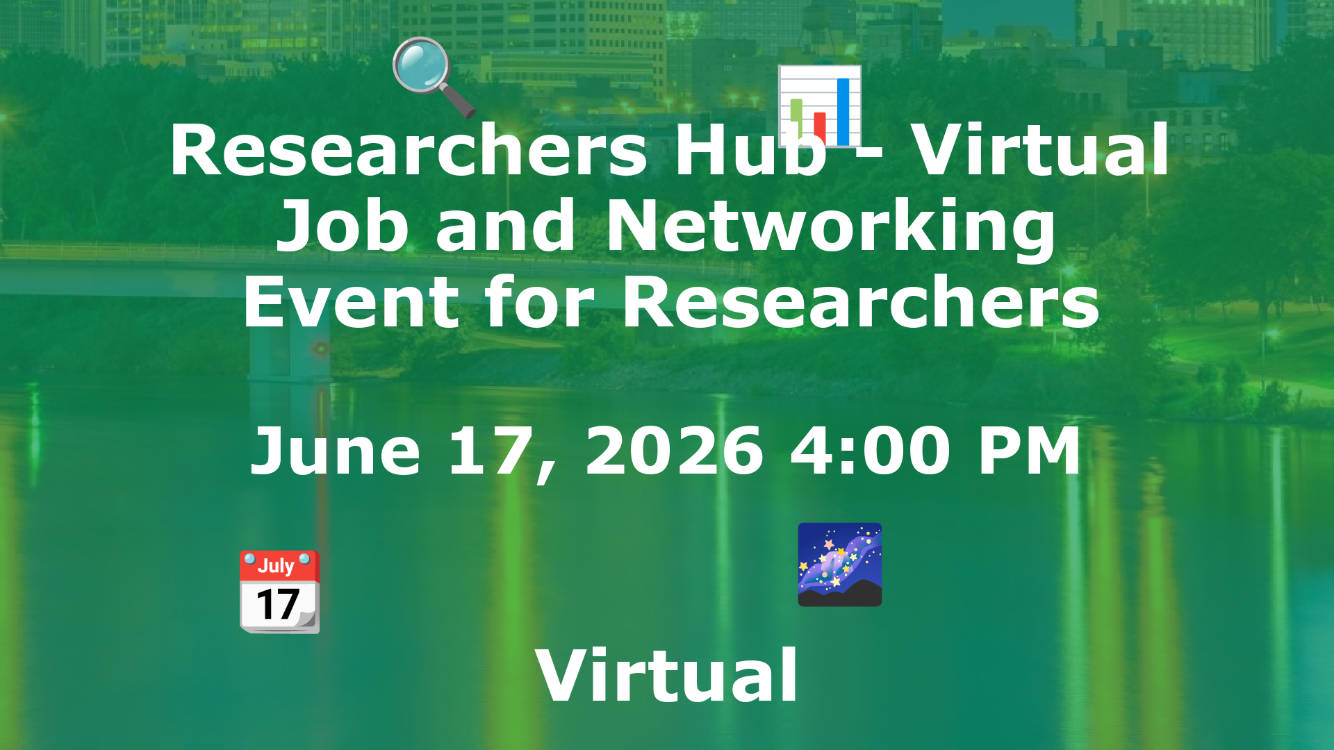 Researchers Hub - Virtual Job and Networking Event for Researchers event image